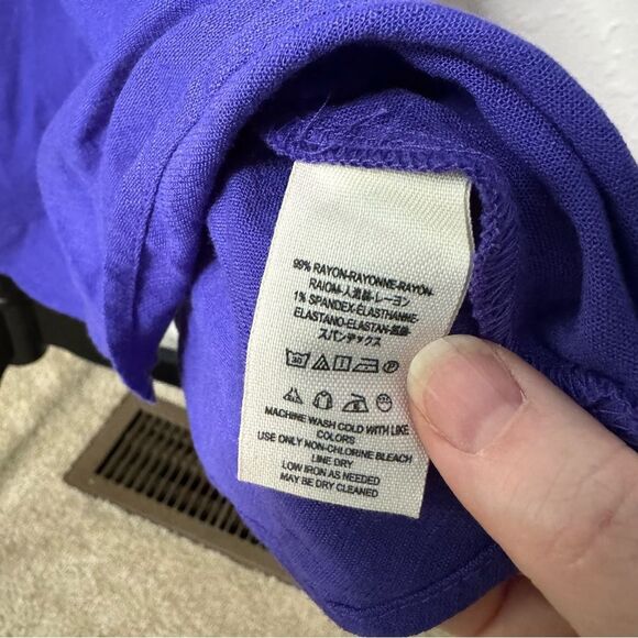 Free People Clear Skies Cold Shoulder Tunic Dress Purple Size M Asymmetrical - Picture 5 of 10